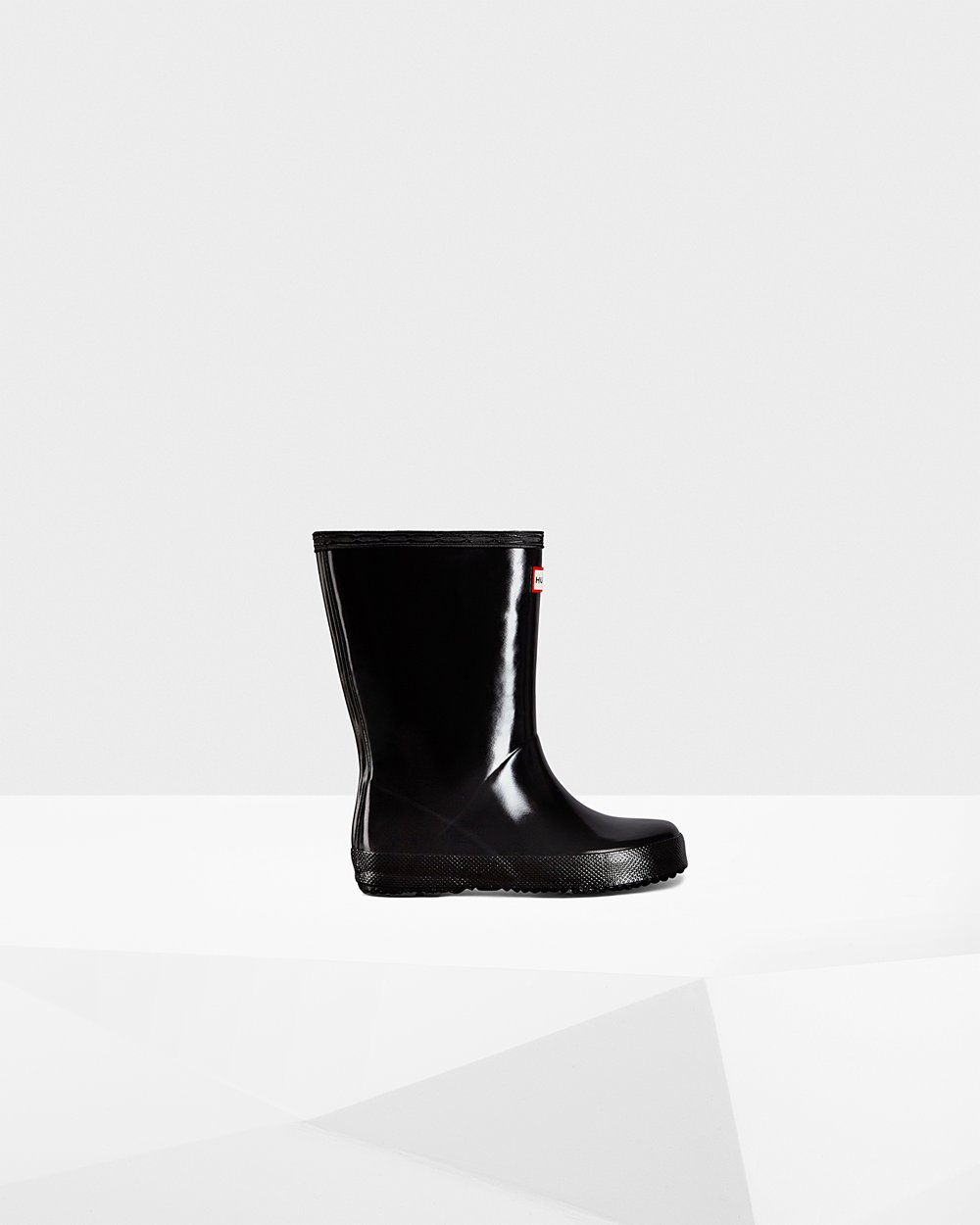 Botas de Lluvia Hunter Niños - Original First Classic Gloss - Negros - TRMHVXL-65